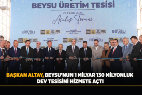 Beysu Tesisleri, Konya’ya 1 Milyar Yatırım! Beysu Tesisleri, Konya’ya 1 Milyar Yatırım!