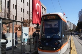 Eskişehir’de Tramvaylarda Cumhuriyet Coşkusu! Eskişehir’de Tramvaylarda Cumhuriyet Coşkusu!